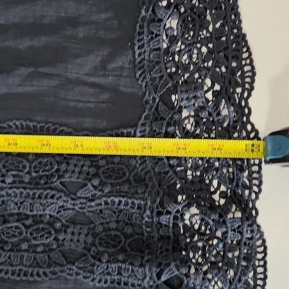 Issac Mizrahi Dress Top Womens Size XXL Lace V Neck Tunic Boho Whimsigoth - Picture 10 of 11